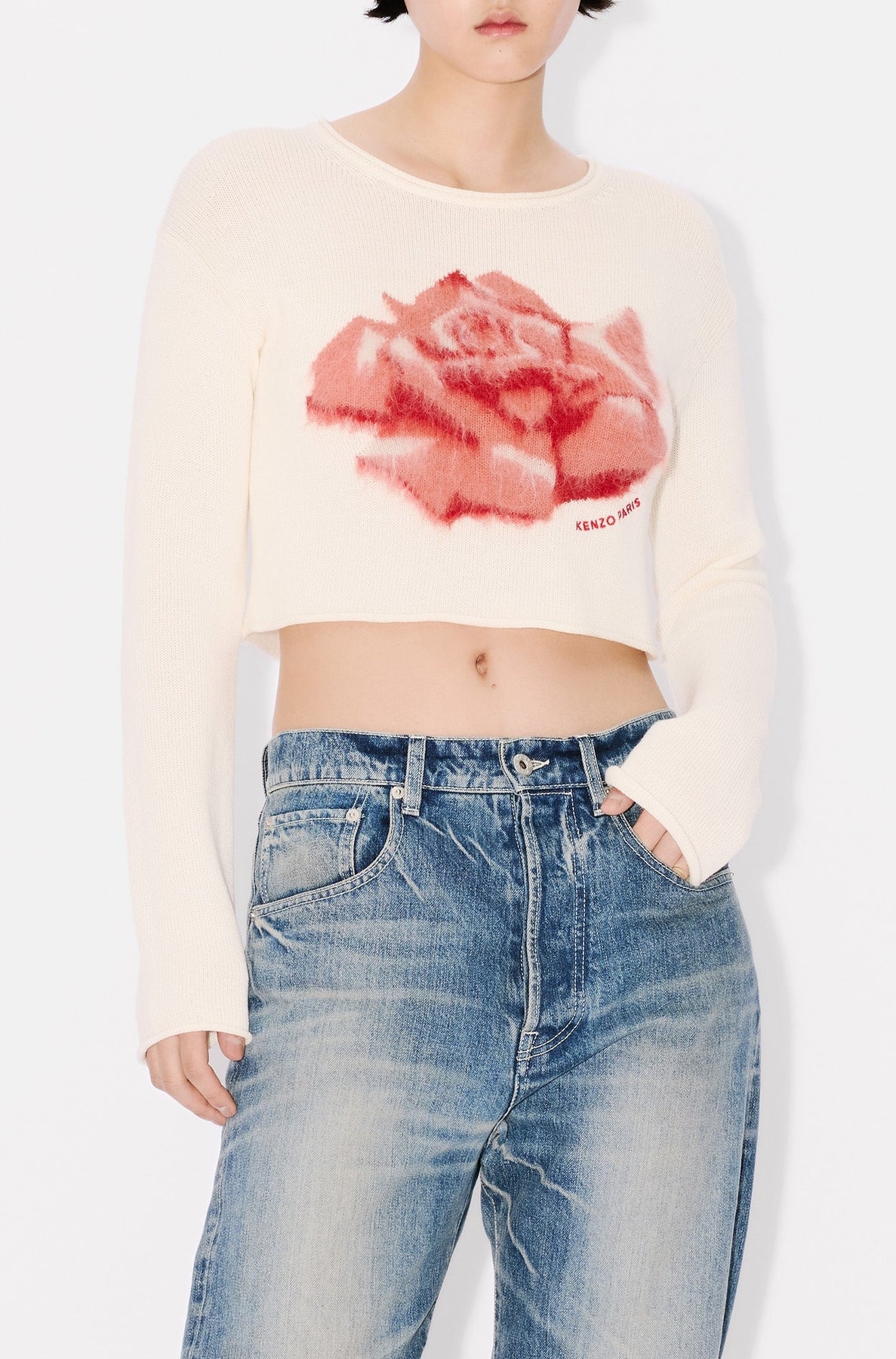 Pull "Kenzo Rose" - Off White