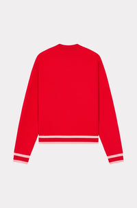 Year of the Dragon embroidered jumper in wool - Cherry