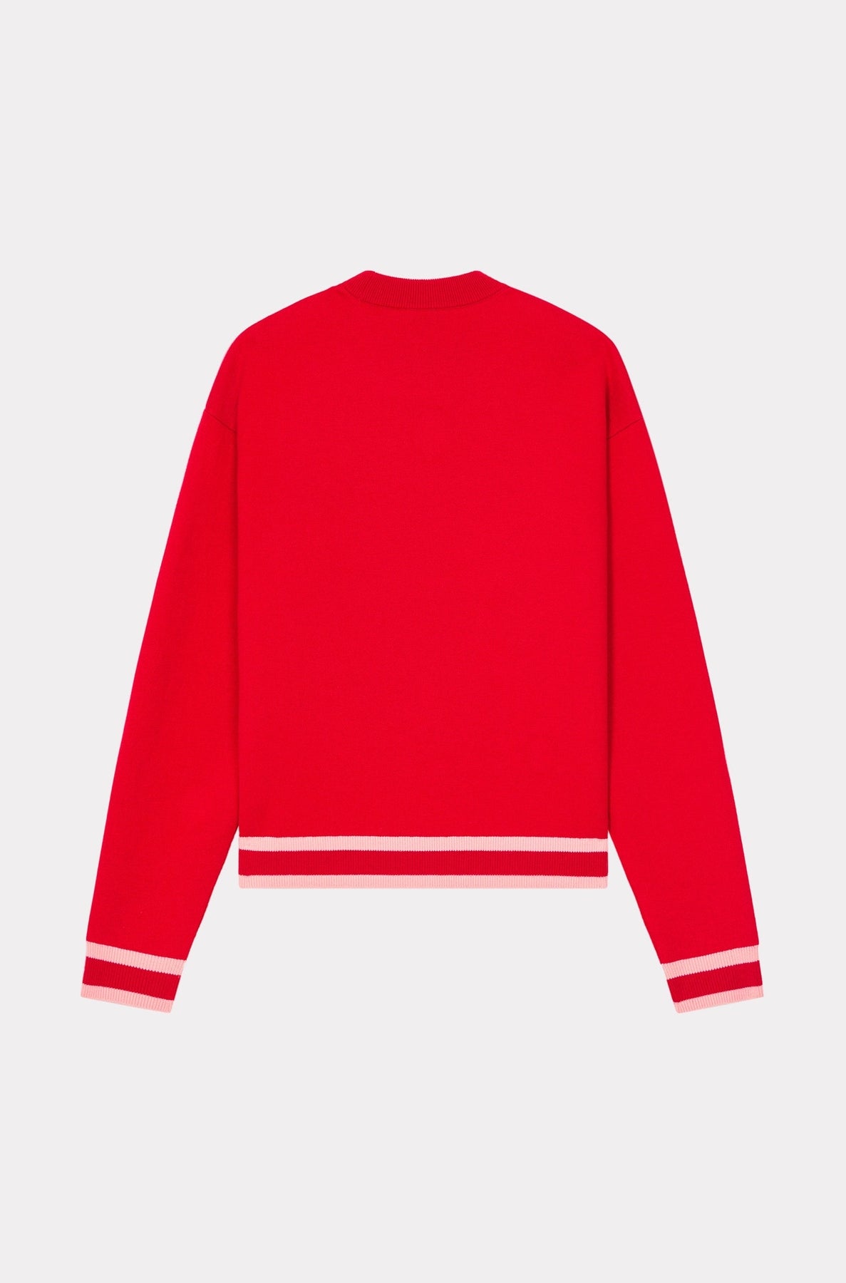 Year of the Dragon embroidered jumper in wool - Cherry