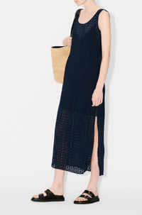 Boke Fabric Long Dress