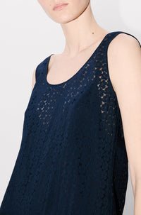 Boke Fabric Long Dress