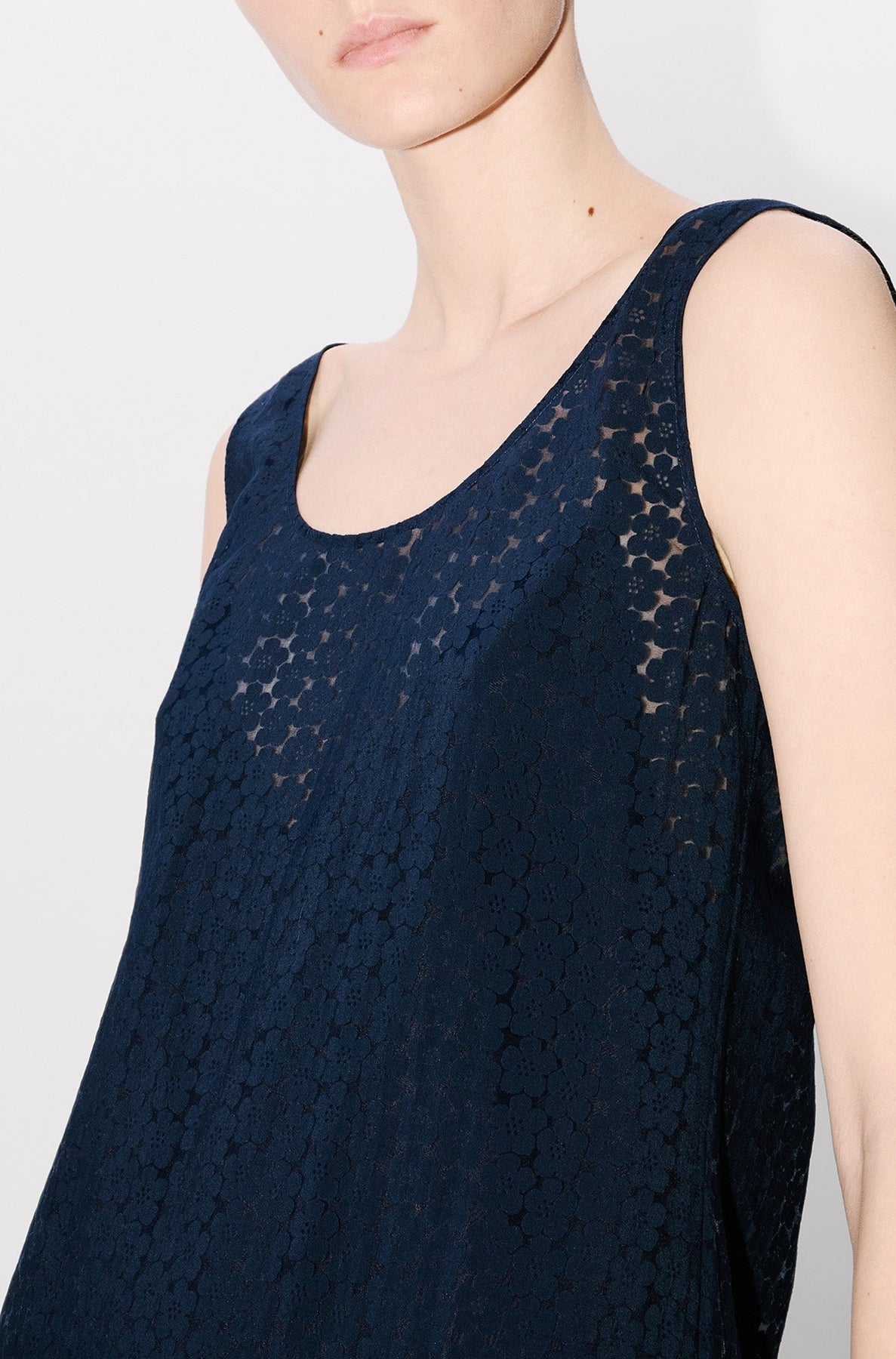 Boke Fabric Long Dress