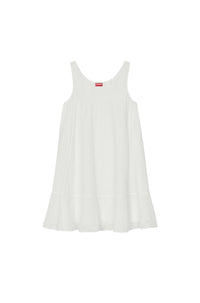 Kenzo Boke Flower Broderie Anglaise Dress - Off White