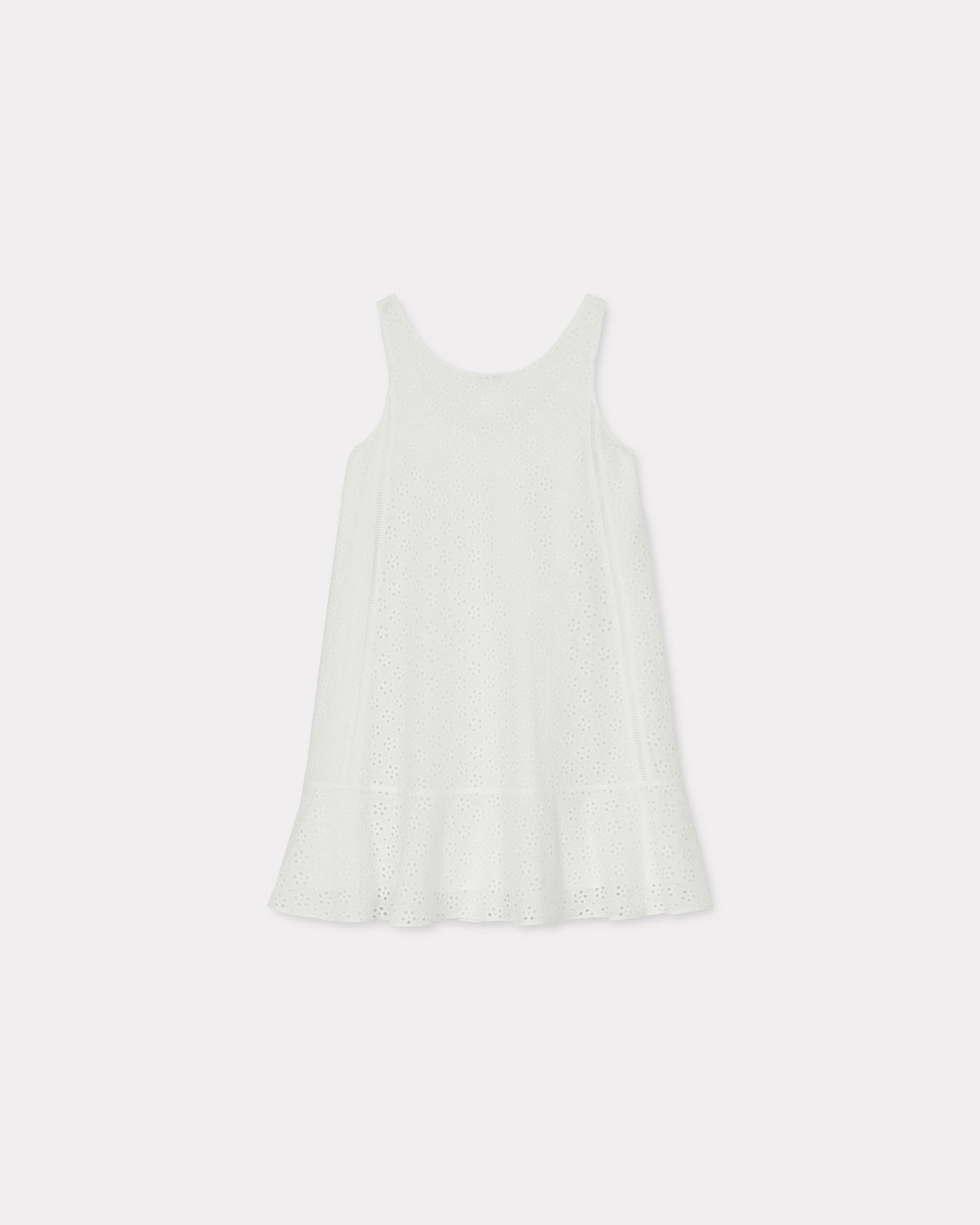 Kenzo Boke Flower Broderie Anglaise Dress - Off White