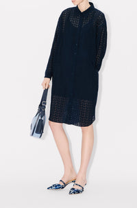 Boke Flower Shirting Dress