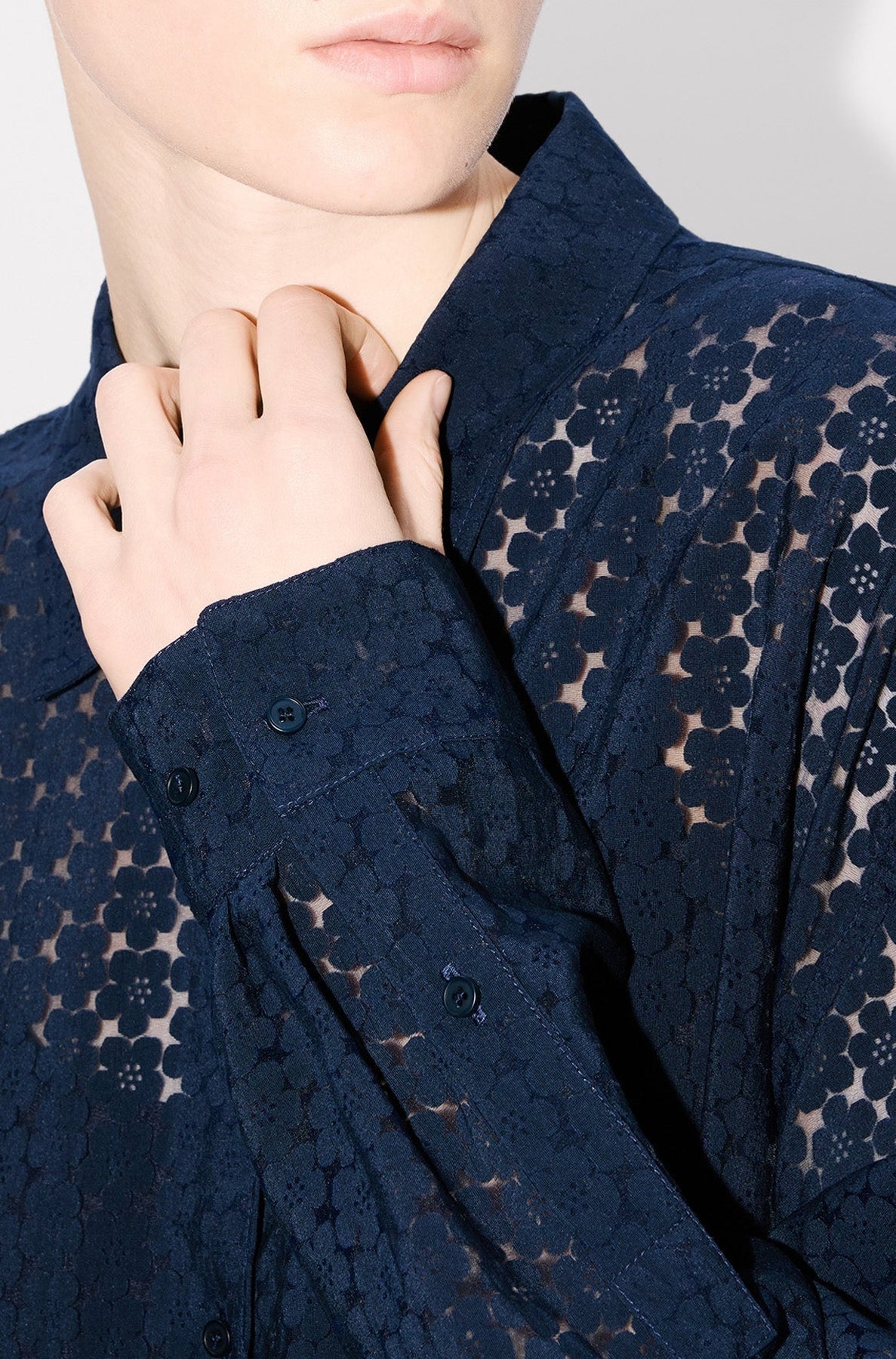 Boke Flower Shirting Dress