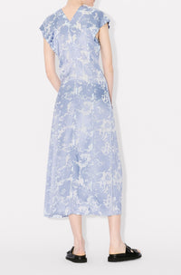 Flower Camo Elongated Dress