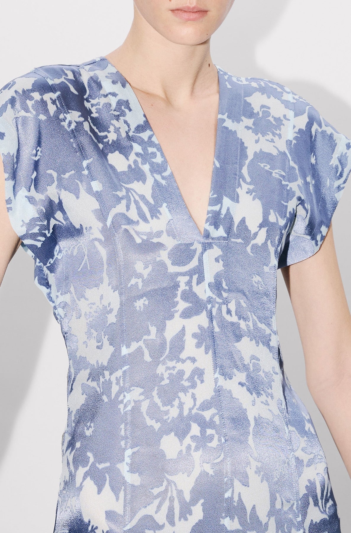 Flower Camo Elongated Dress