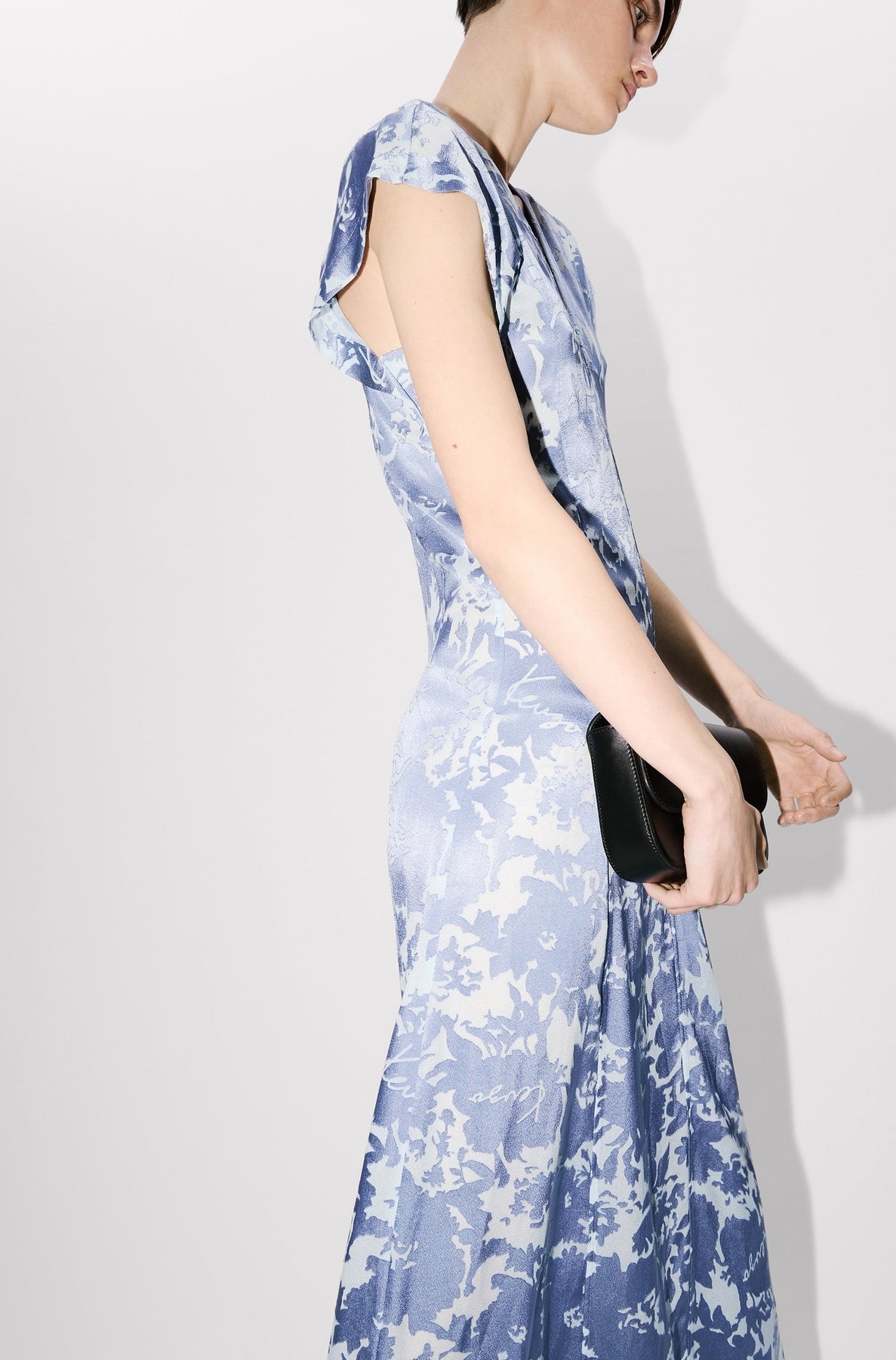 Robe longue Kenzo Flower Camo - Blue
