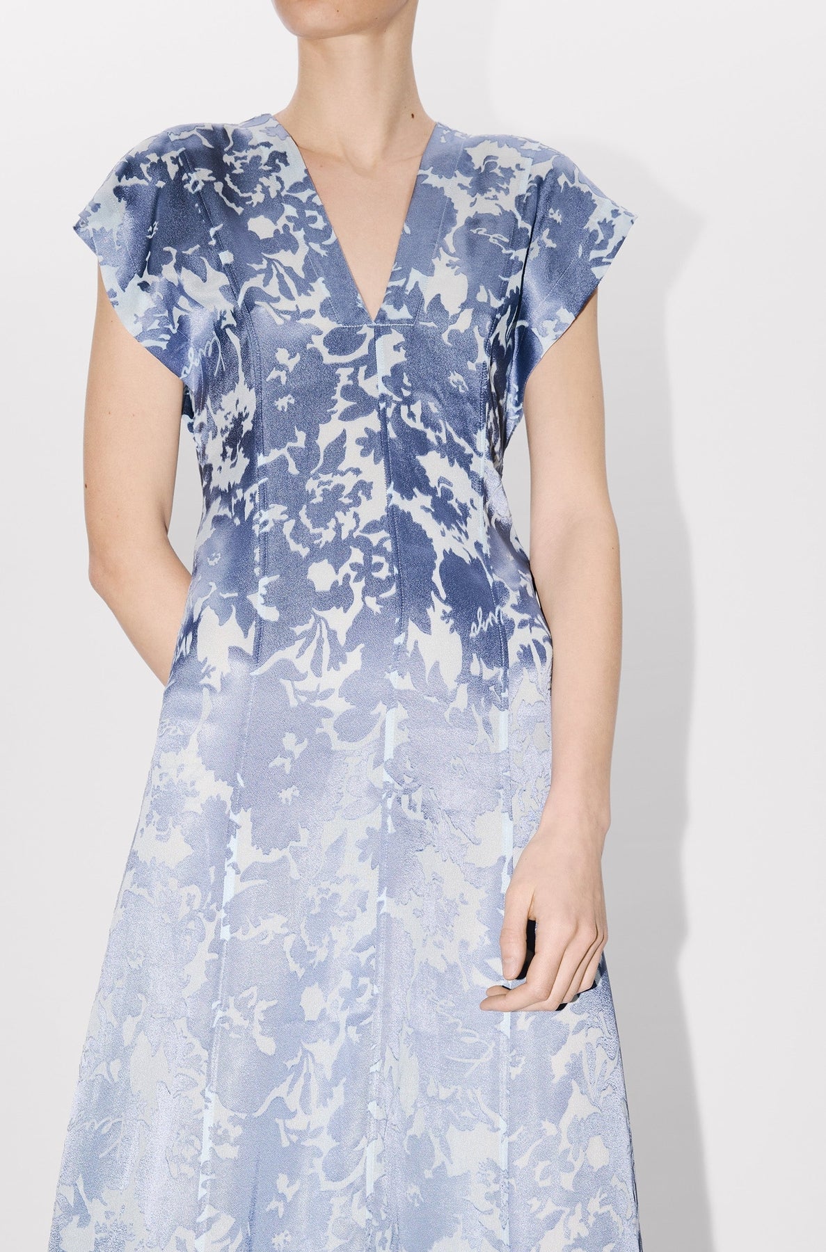 Robe longue Kenzo Flower Camo - Blue