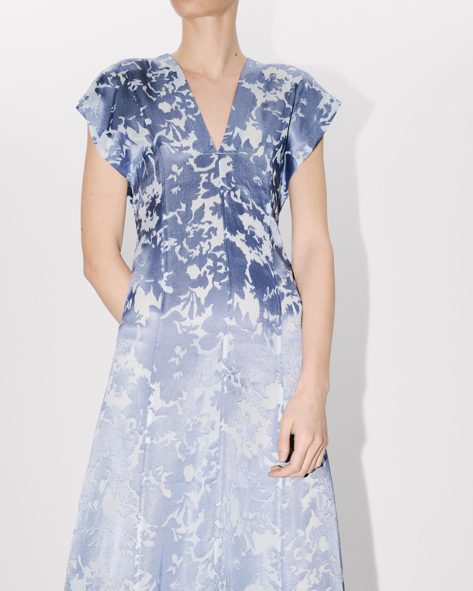 Flower Camo Elongated Dress