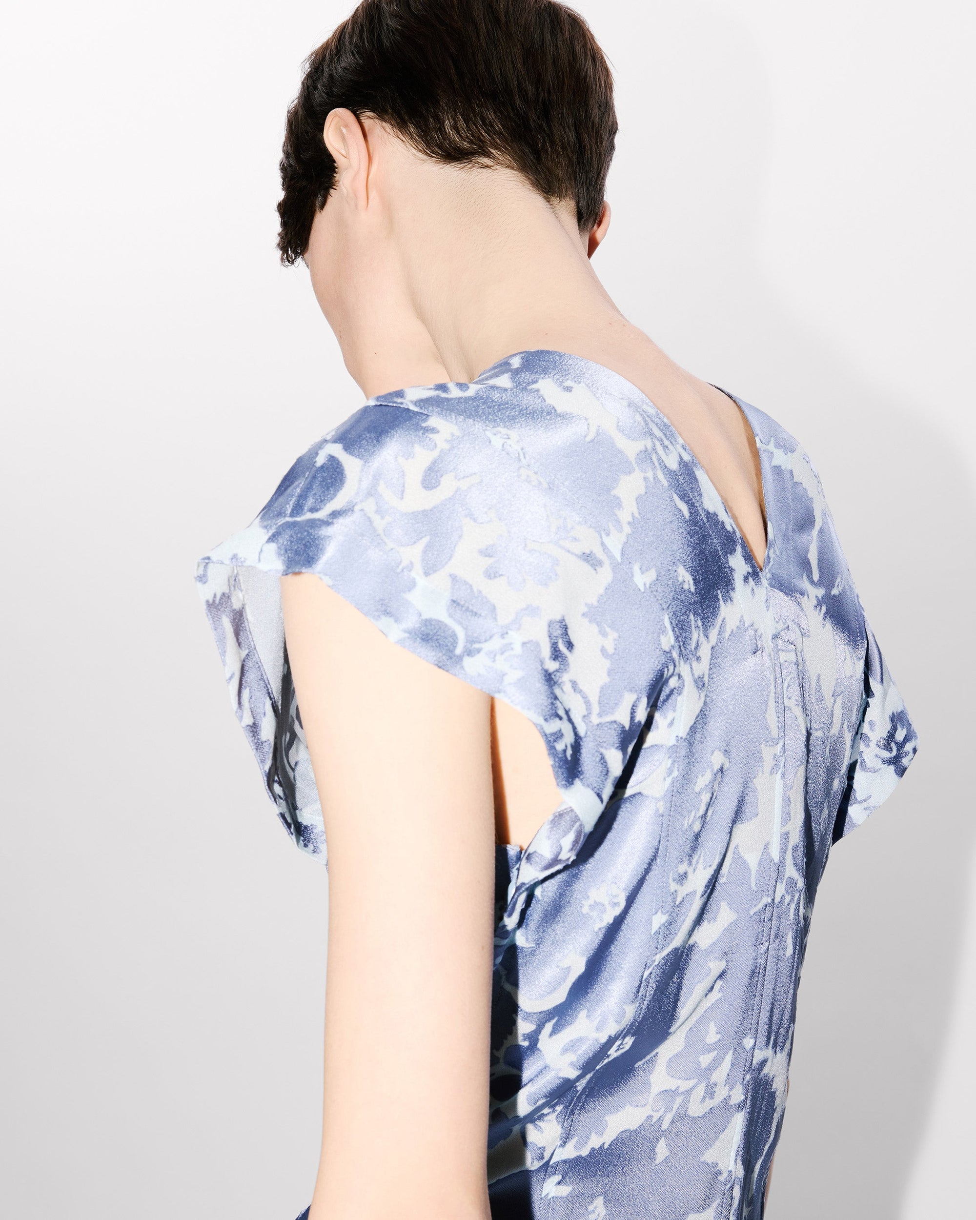 Flower Camo Elongated Dress