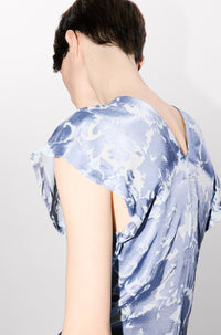 Robe longue Kenzo Flower Camo - Blue