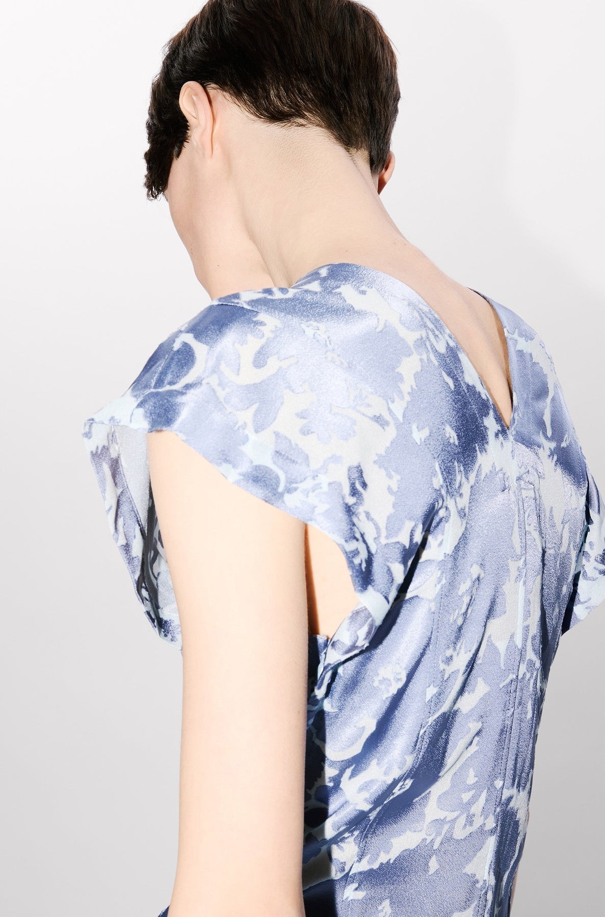 Robe longue Kenzo Flower Camo - Blue