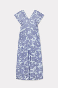 Robe longue Kenzo Flower Camo - Blue