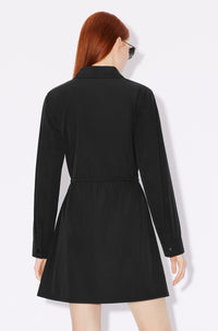 Robe chemise Boke Flower 2.0 technique - Black