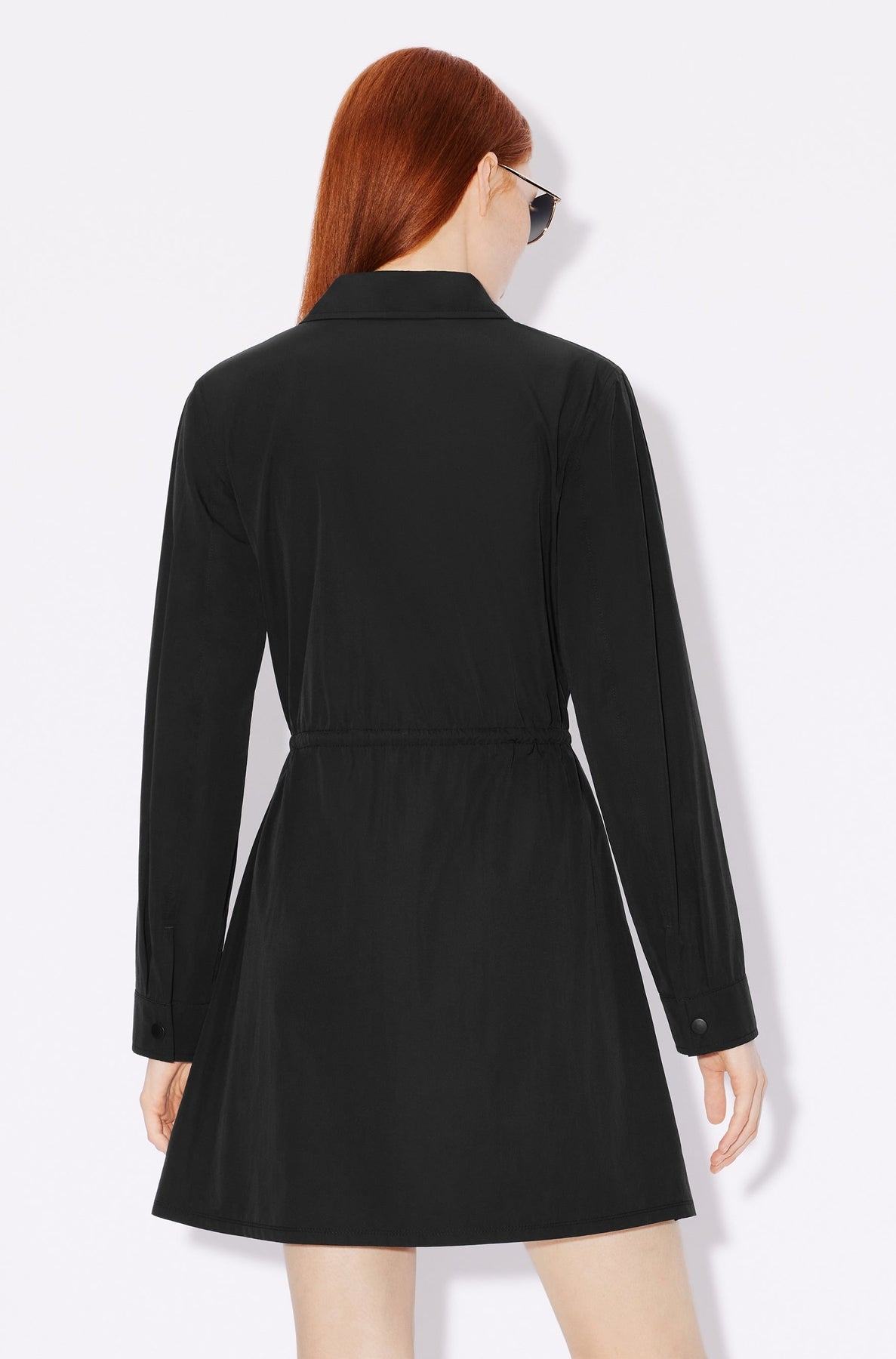 Robe chemise Boke Flower 2.0 technique - Black