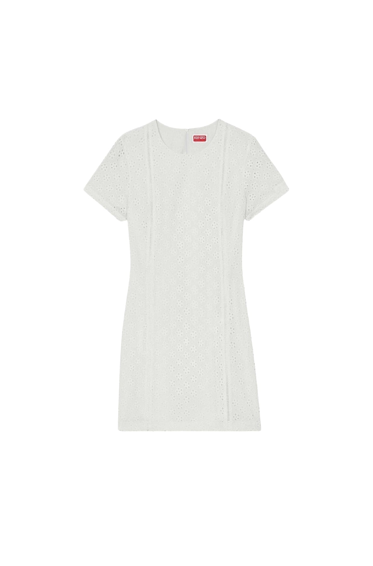 Robe Kenzo Boke Flower Broderie Anglaise - Off White