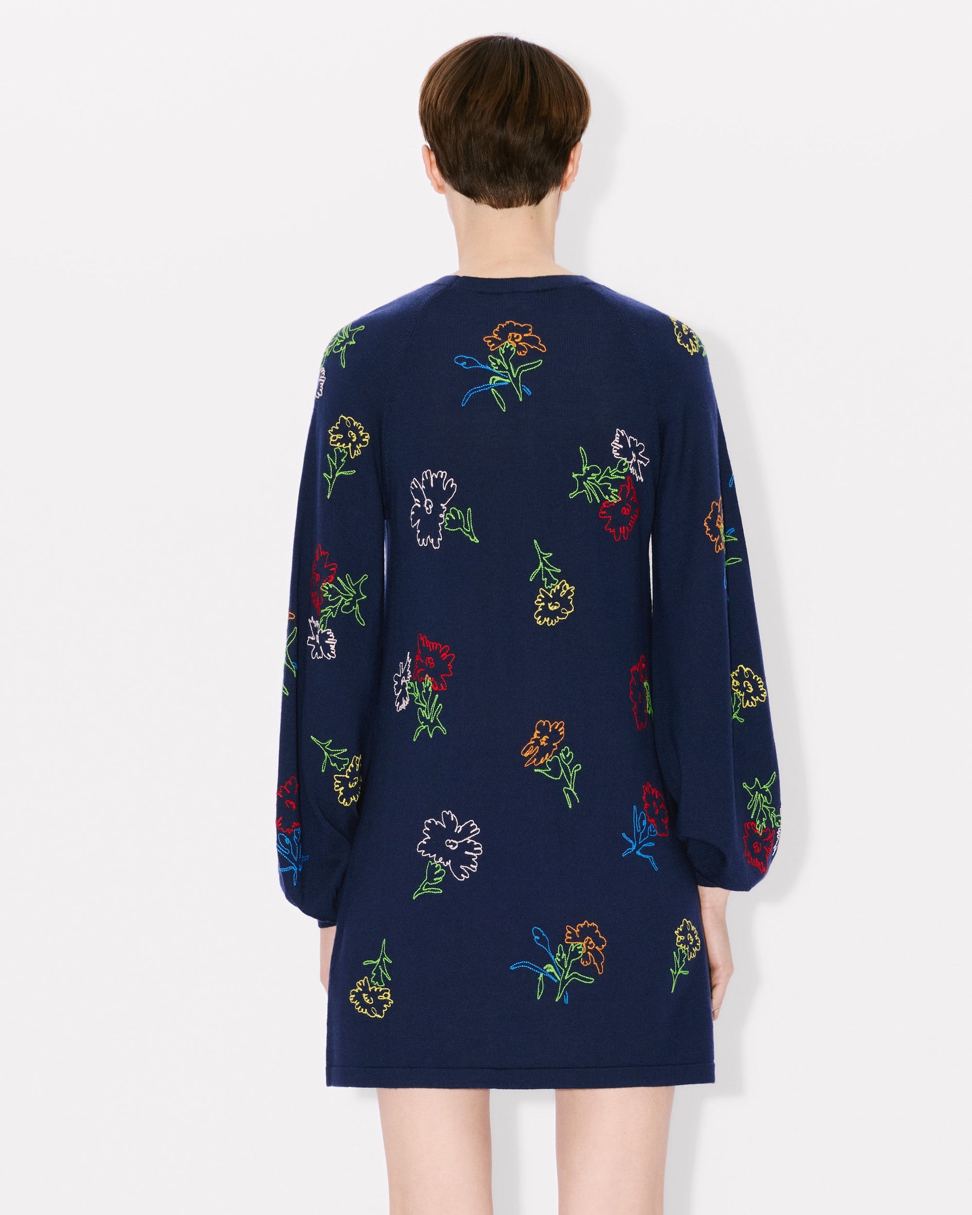 Kenzo Drawn Flowers Dress