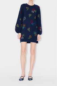 Kenzo Drawn Flowers Dress