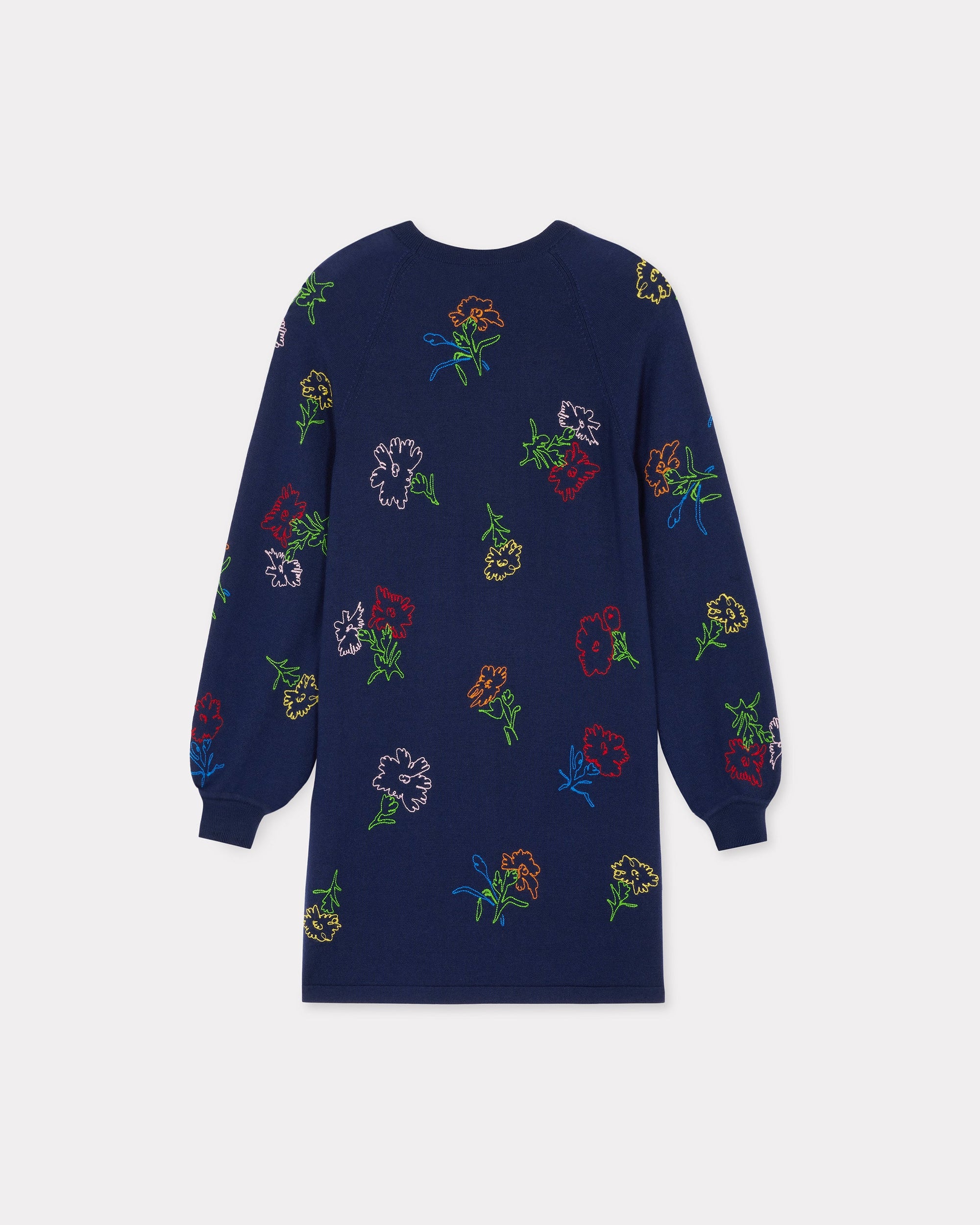 Kenzo Drawn Flowers Dress