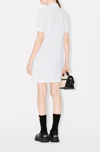 Mini robe polo brodée Boke Flower 2.0 - White