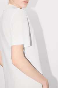 Mini robe polo brodée Boke Flower 2.0 - White