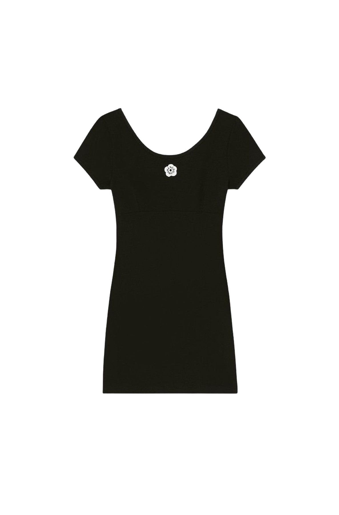 Mini robe dos nu brodée Boke Flower 2.0 - Black