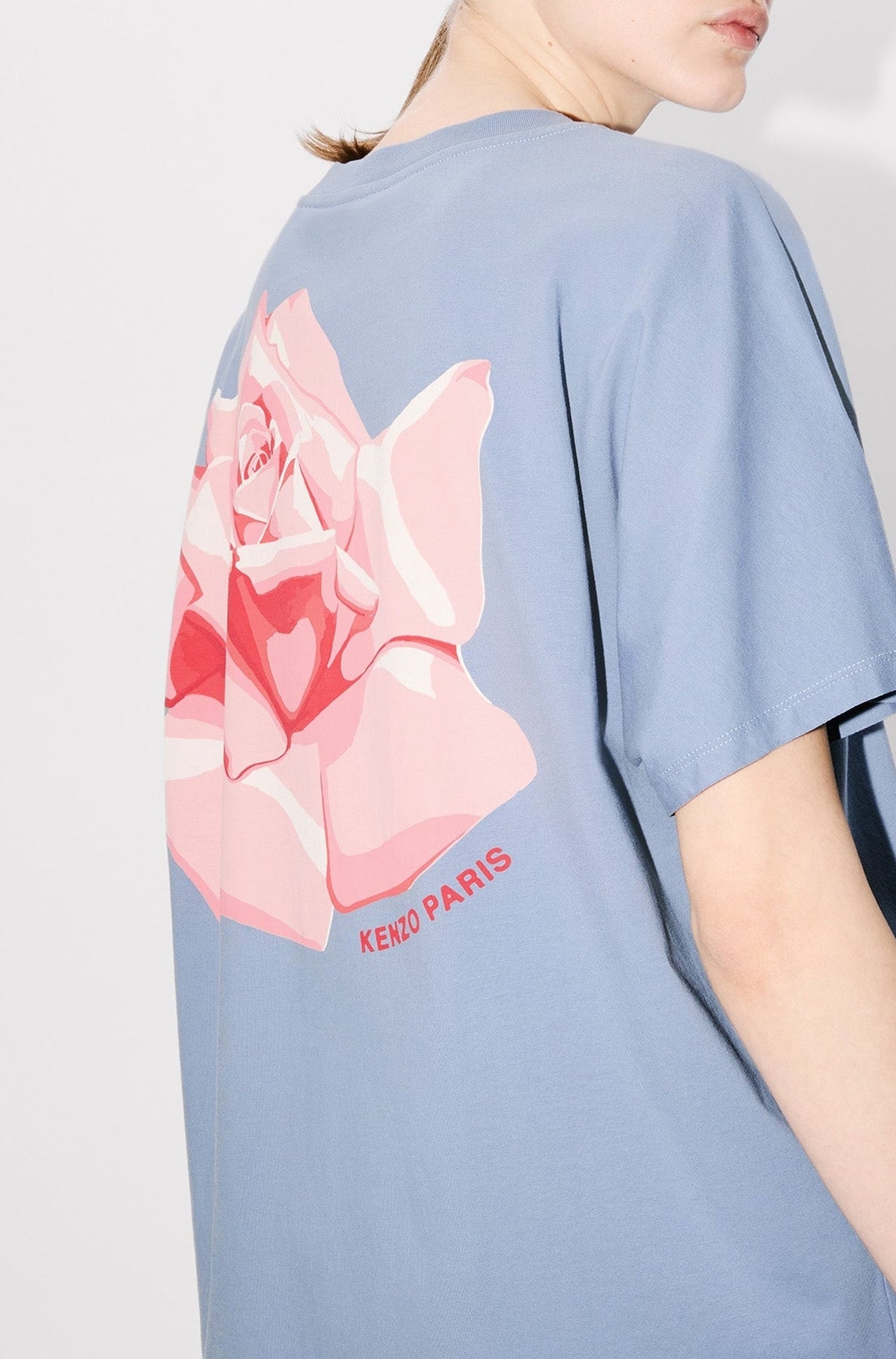 Robe T-shirt oversize Kenzo Rose - Blue