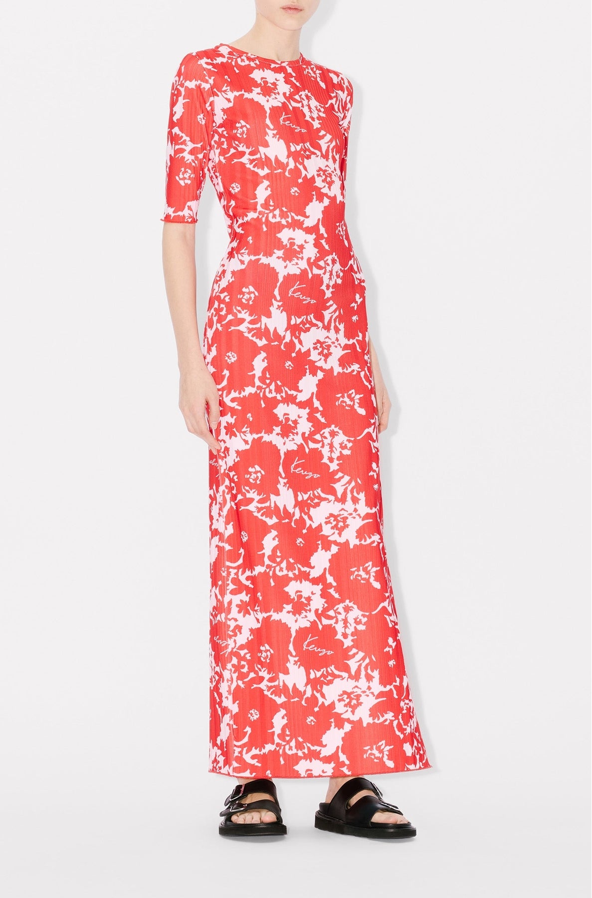 Robe T-shirt "Kenzo Flower Camo" - Medium Red