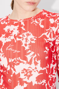 Robe T-shirt "Kenzo Flower Camo" - Medium Red