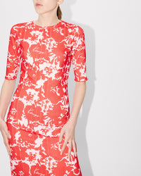 Robe T-shirt "Kenzo Flower Camo" - Medium Red