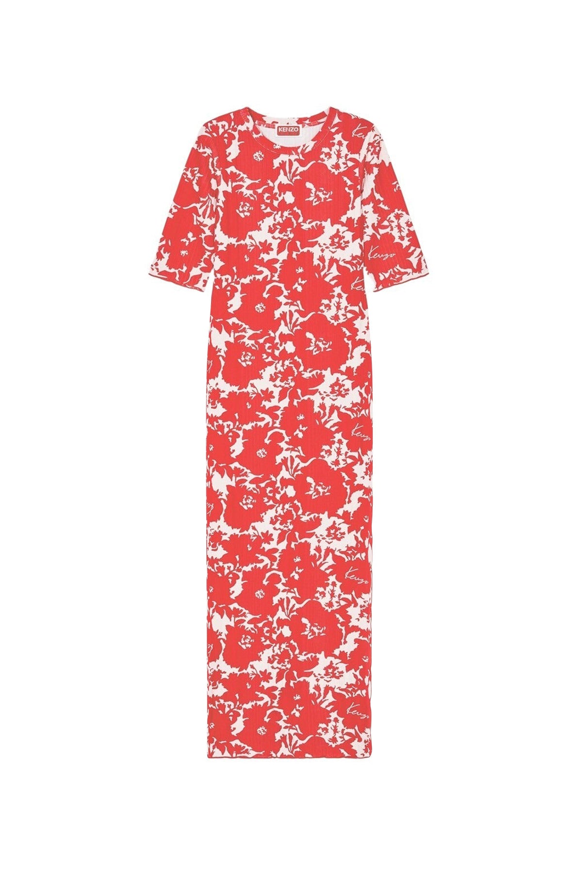 Robe T-shirt "Kenzo Flower Camo" - Medium Red