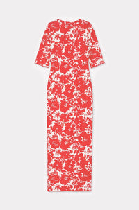 Robe T-shirt Kenzo Flower Camo - Medium Red