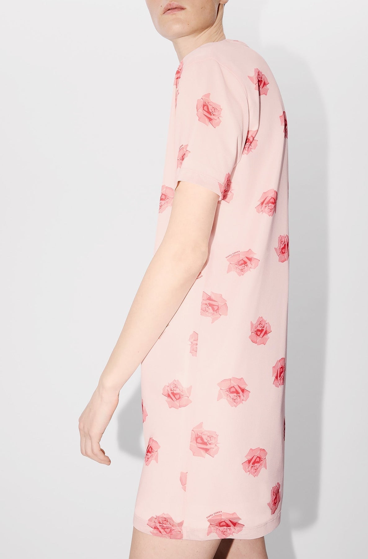 Kenzo Rose Double Layer Dress