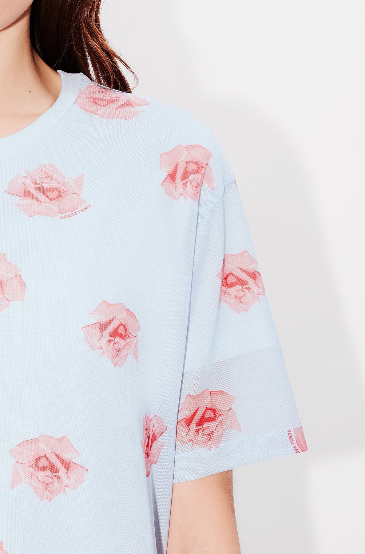 Robe Kenzo Rose - Light Blue