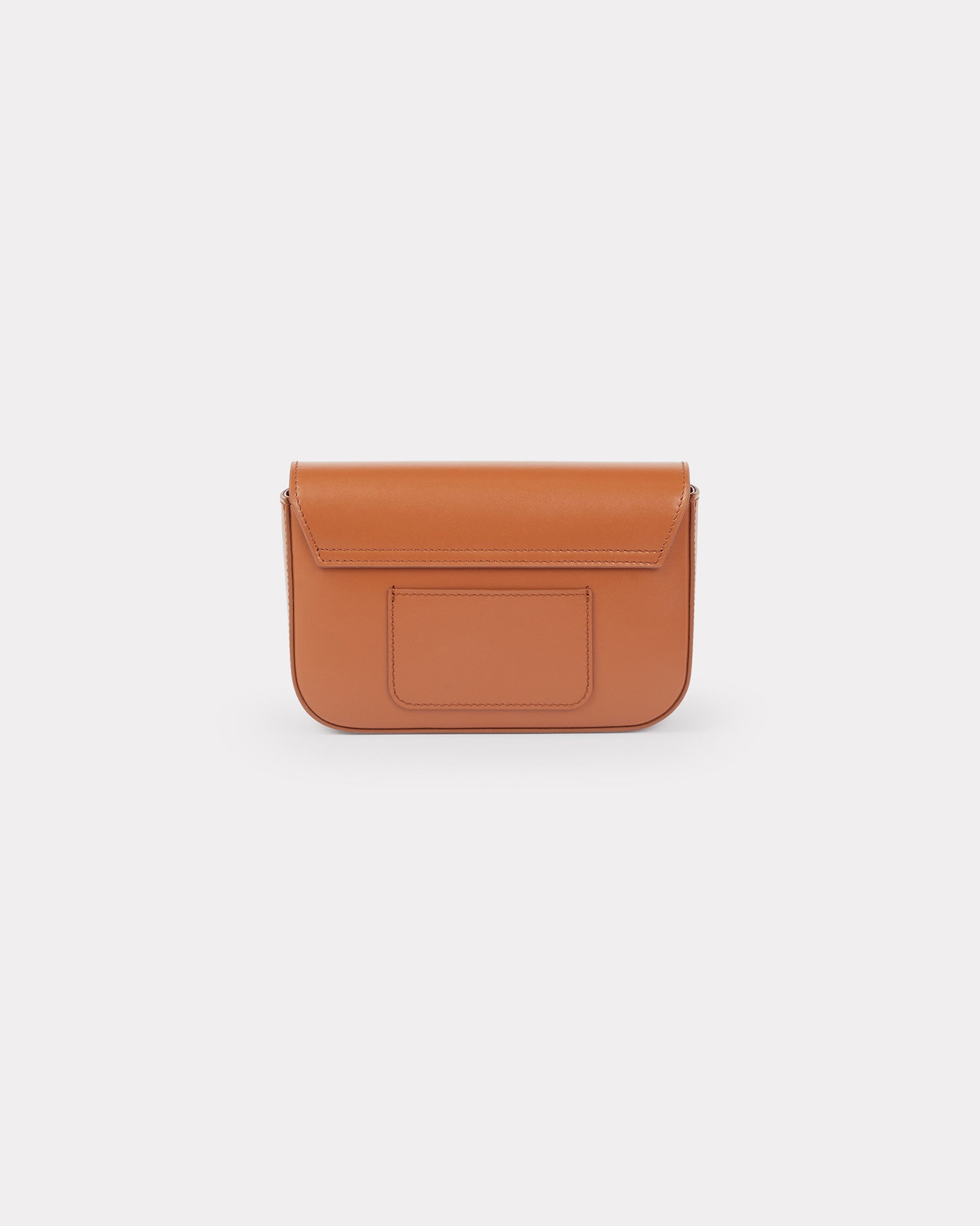 Sac à bandoulière "Kenzo Boke" en cuir - Dark Camel