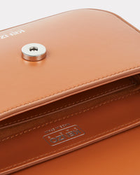 Sac à bandoulière "Kenzo Boke" en cuir - Dark Camel
