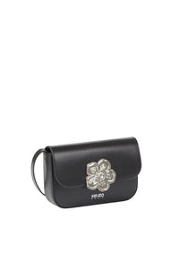 Sac à bandoulière "Kenzo Boke" en cuir - Black