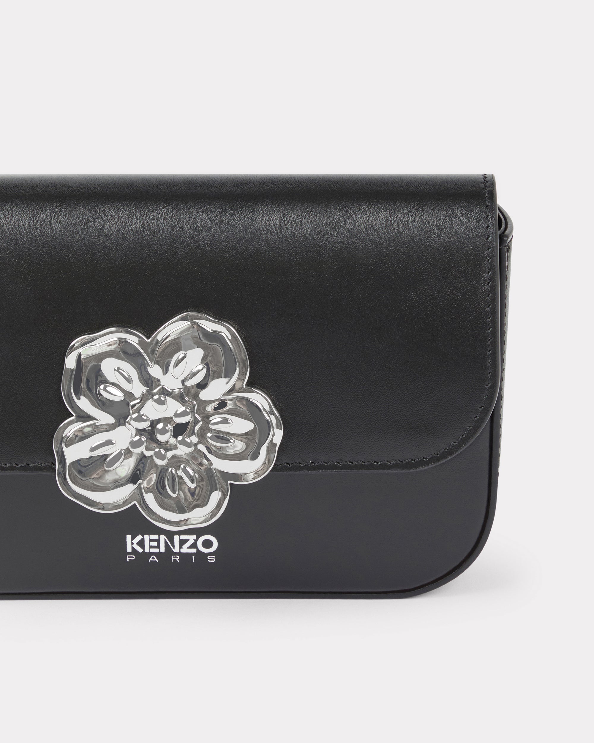 Sac à bandoulière "Kenzo Boke" en cuir - Black
