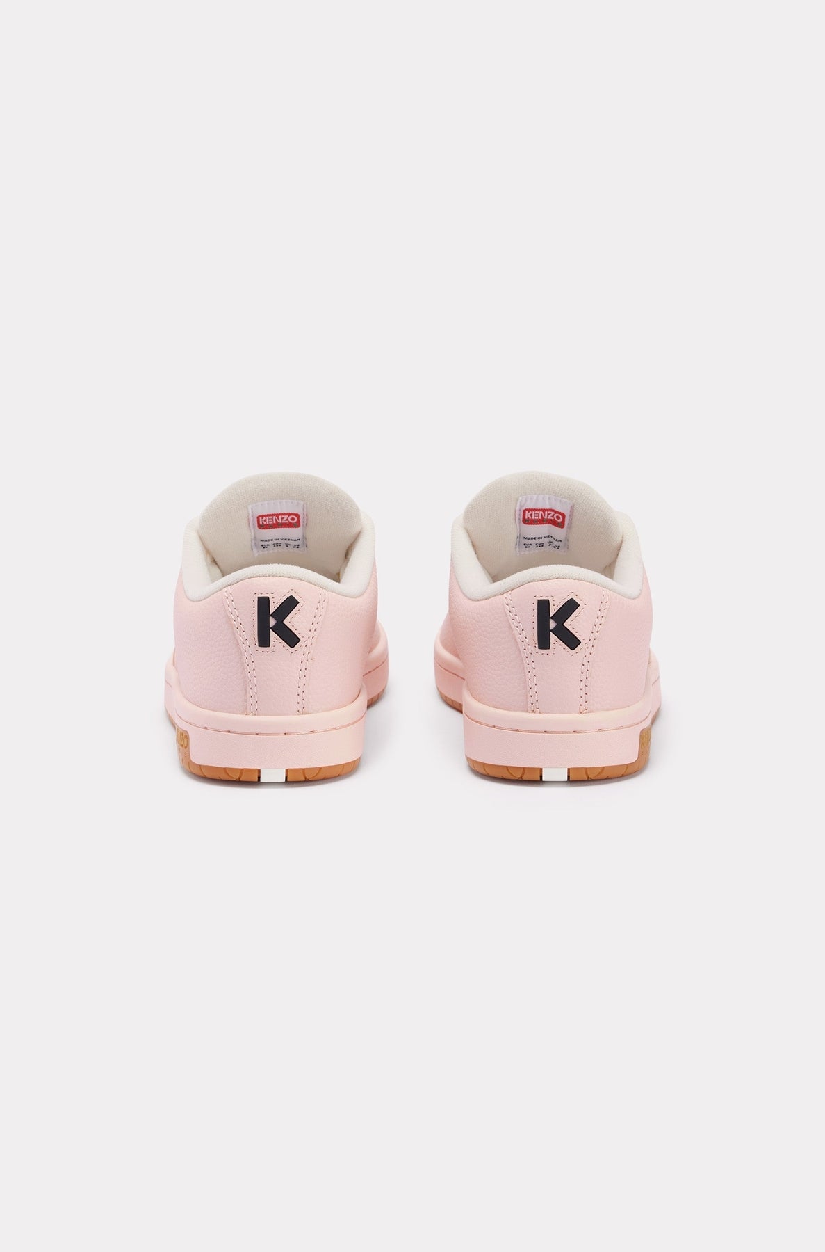 Kenzo-Dome leather trainers - Faded Pink