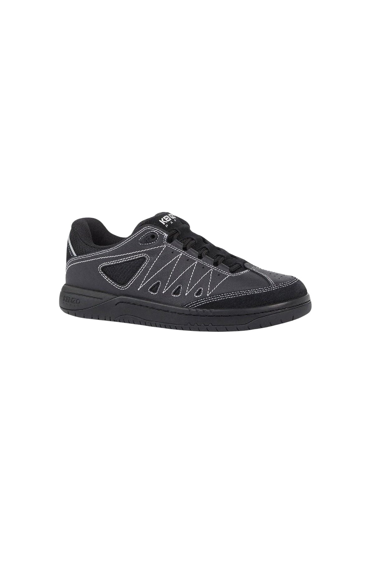 Kenzo-PXT leather trainers - Black