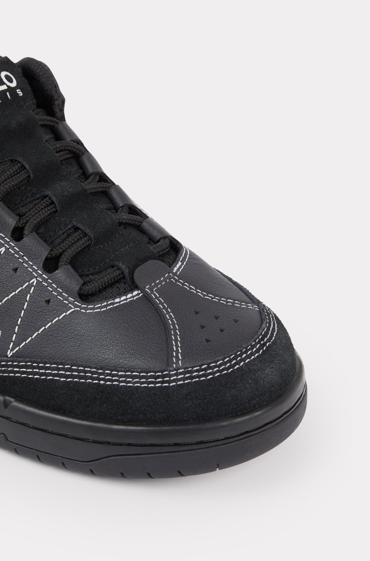 Kenzo-PXT leather trainers - Black