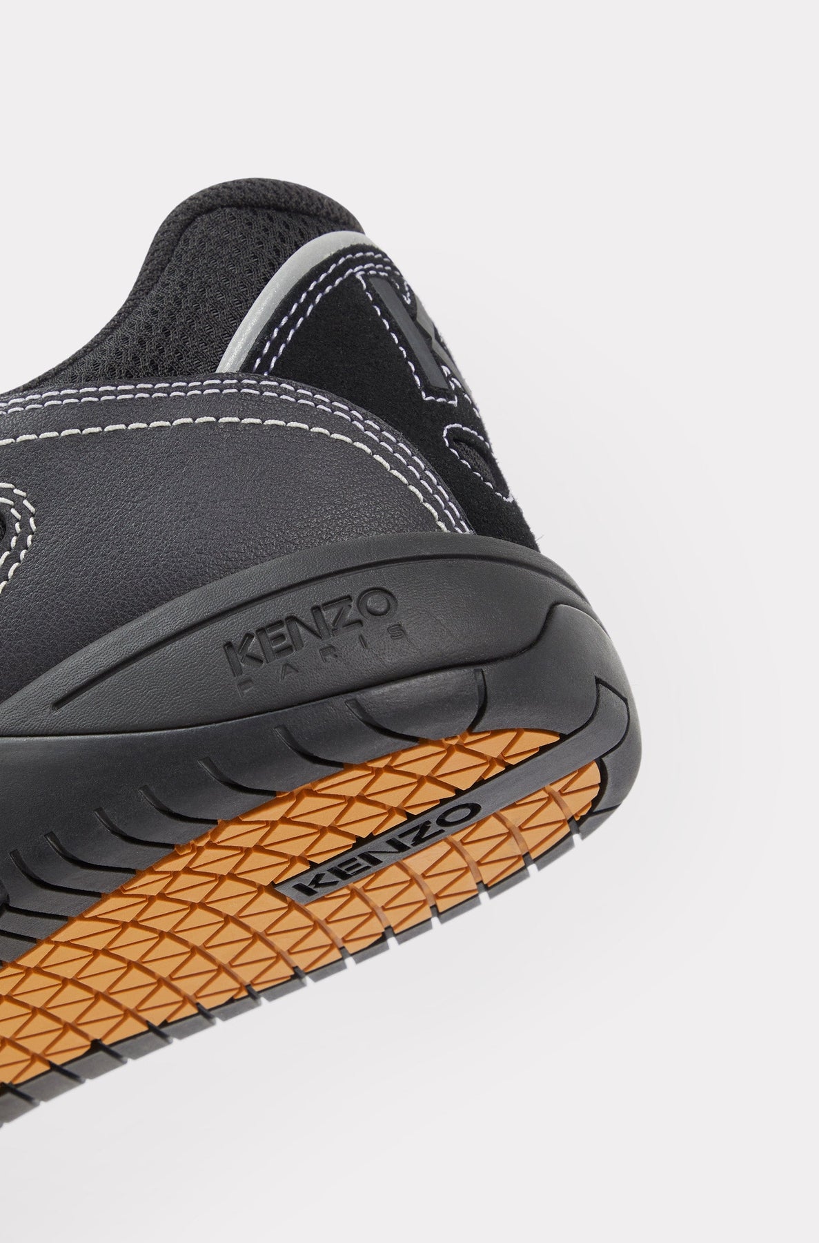 Kenzo-PXT leather trainers - Black