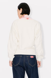 Sweatshirt oversize Kenzo Rose - Off White
