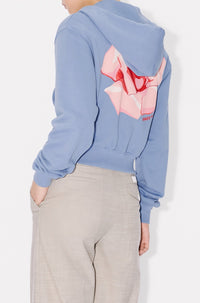 Kenzo Rose Zip Up Hoodie