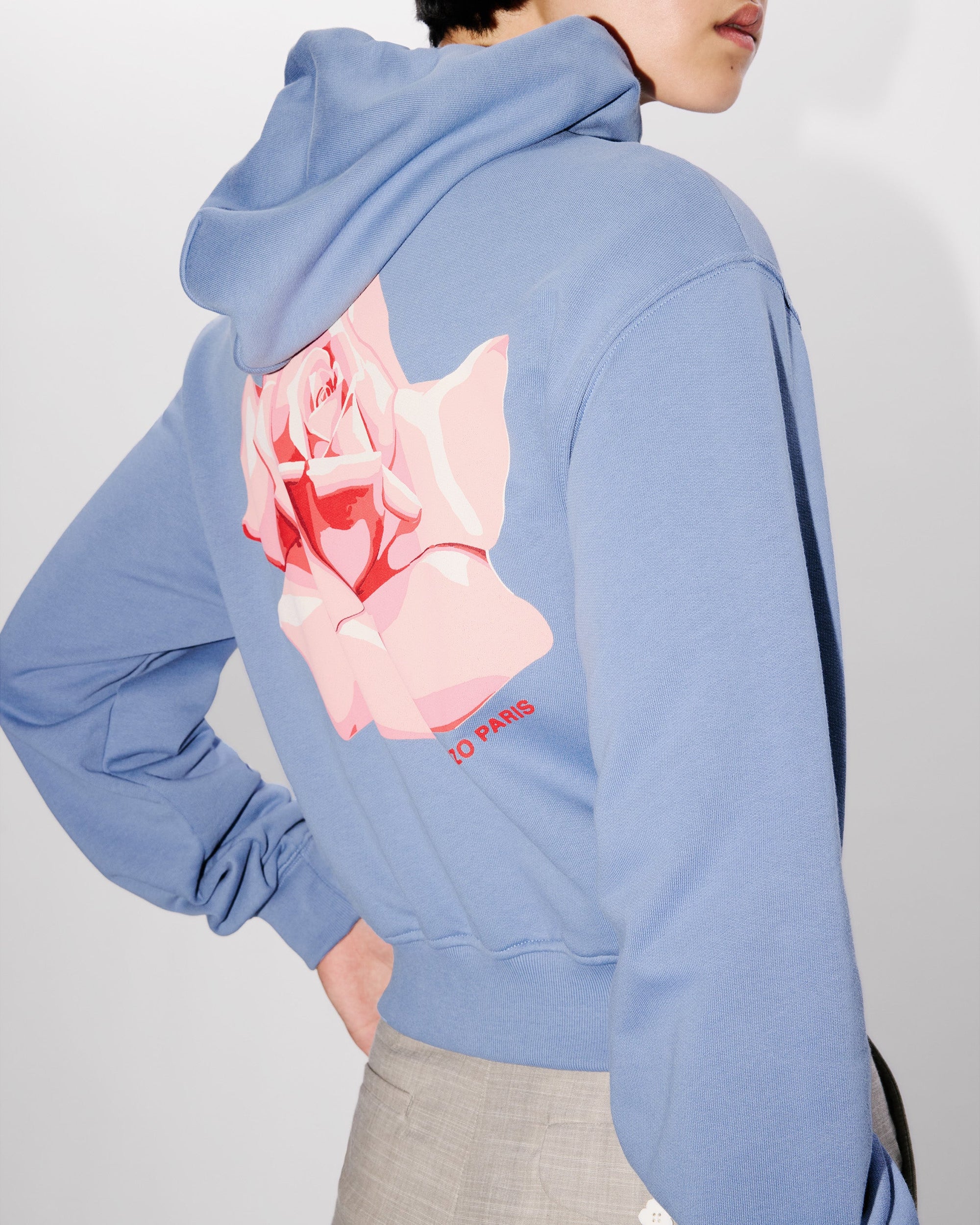 Kenzo Rose Zip Up Hoodie