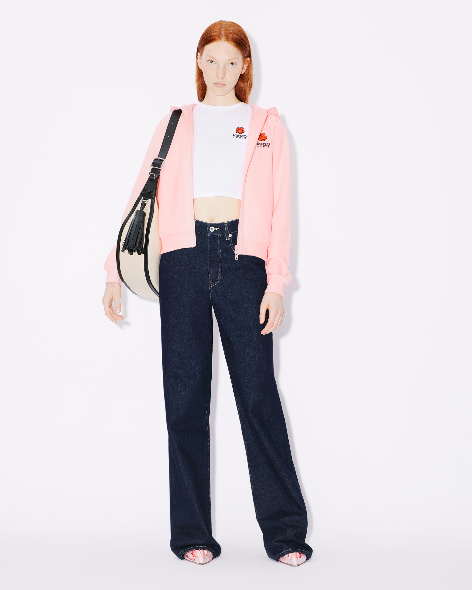 Boke Flower Zip Up Hoodie