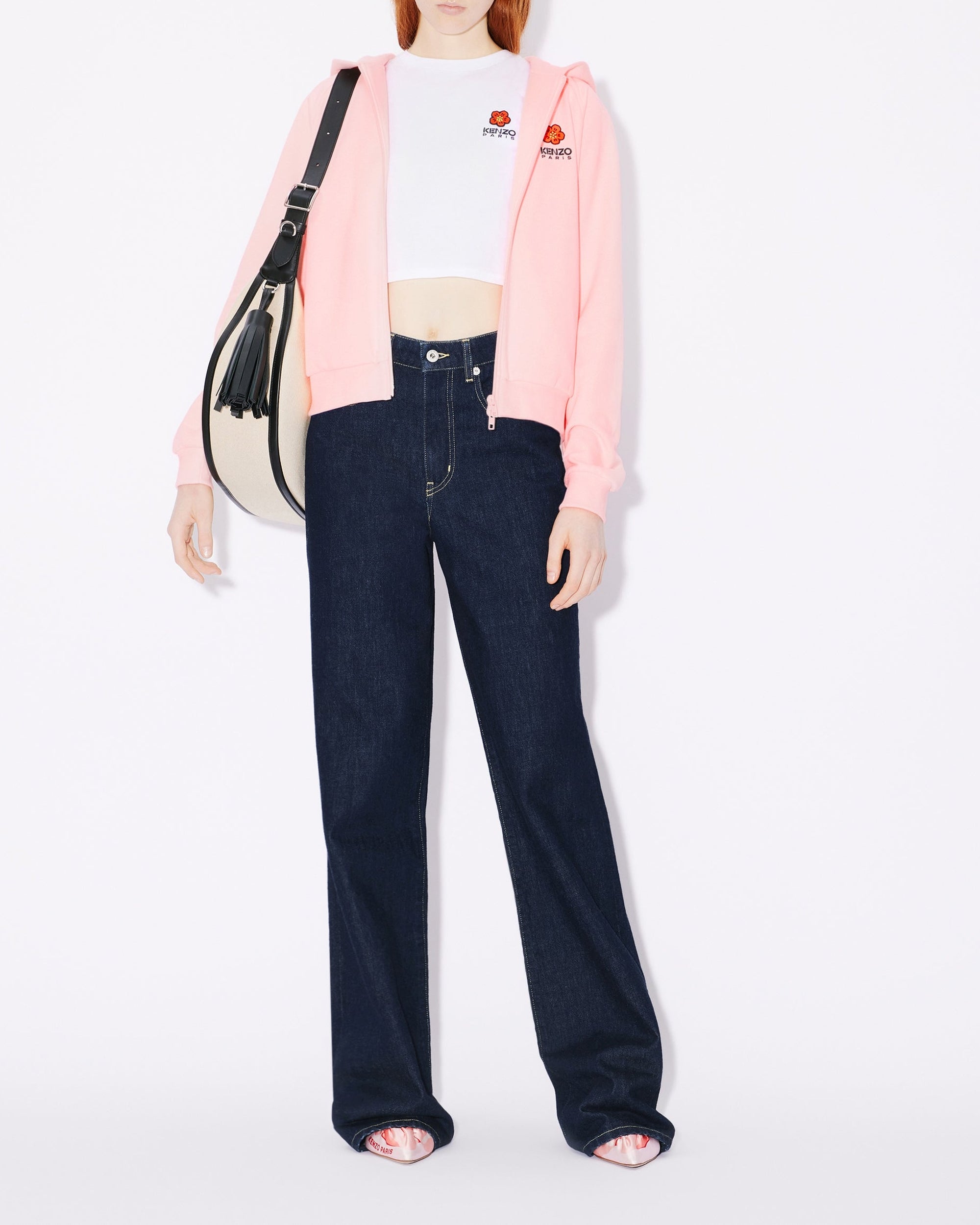 Boke Flower Zip Up Hoodie