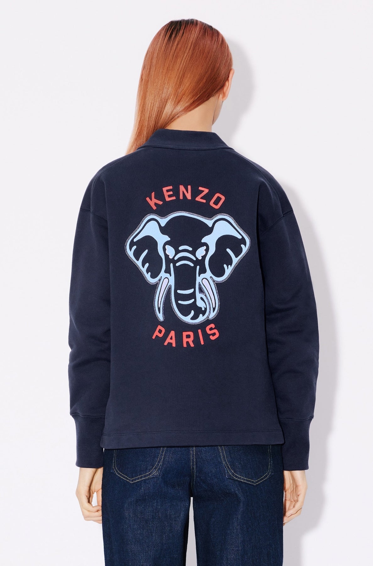Cardigan brodé Kenzo Éléphant - Midnight Blue